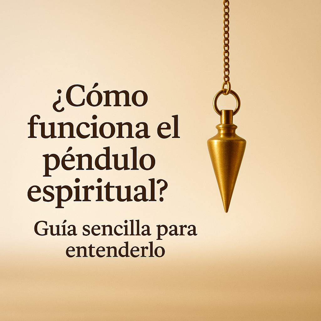 ¿Cómo funciona el péndulo espiritual? Guía sencilla para entenderlo