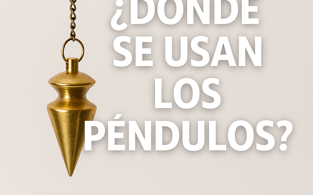 ¿Dónde se usan los péndulos?