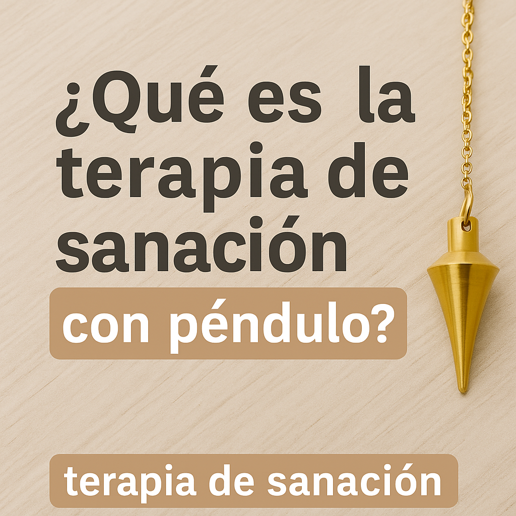 ¿Qué es la terapia de sanación con péndulo?