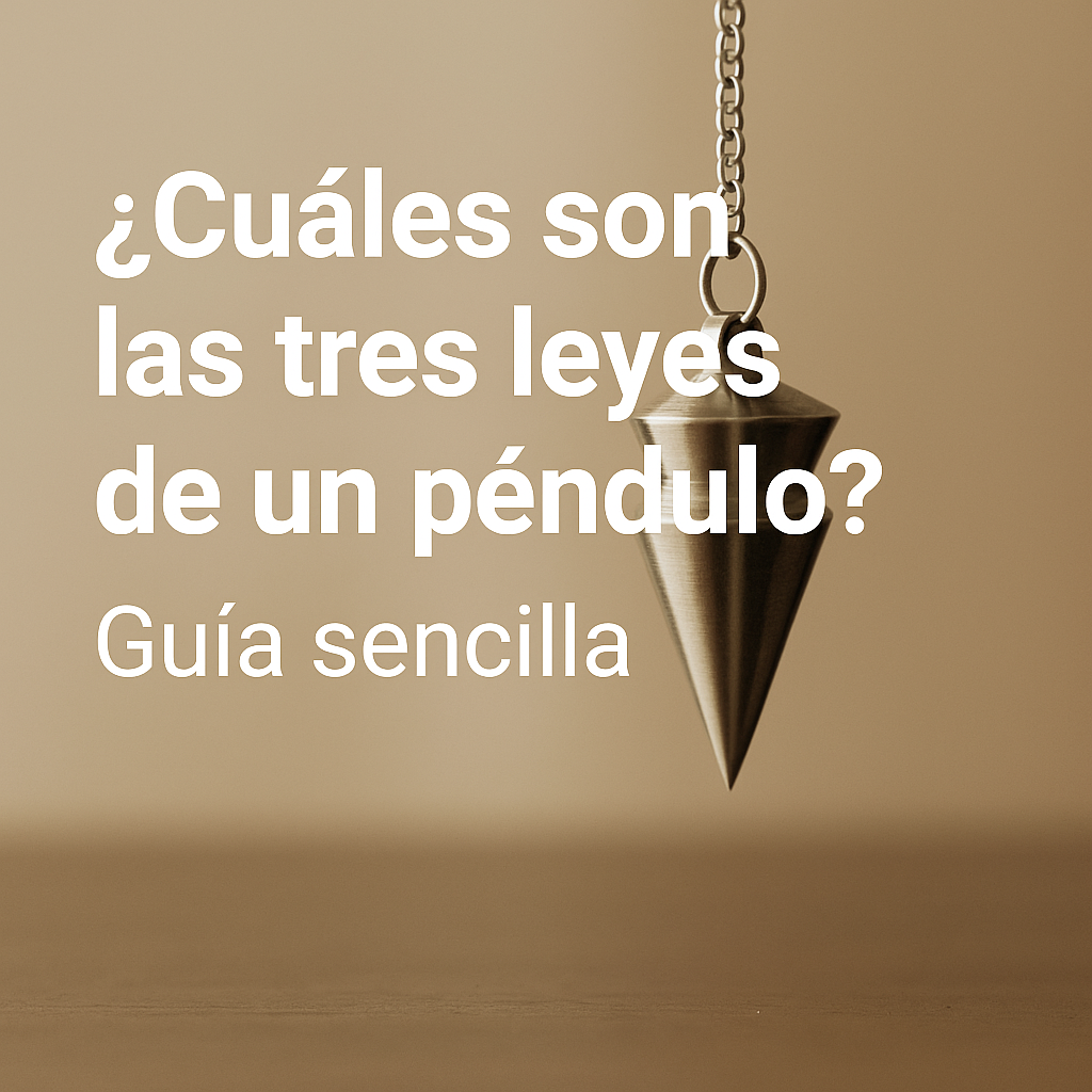 ¿Cuáles son las tres leyes de un péndulo? Guía sencilla