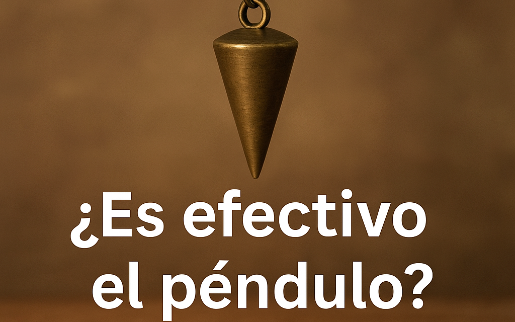 ¿Es efectivo el péndulo?