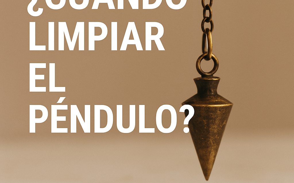 ¿Cuándo limpiar el péndulo?