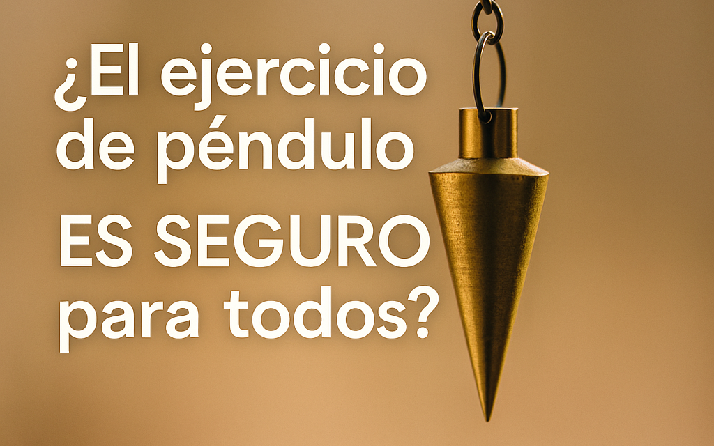 ¿El ejercicio de Péndulo es seguro para todos?